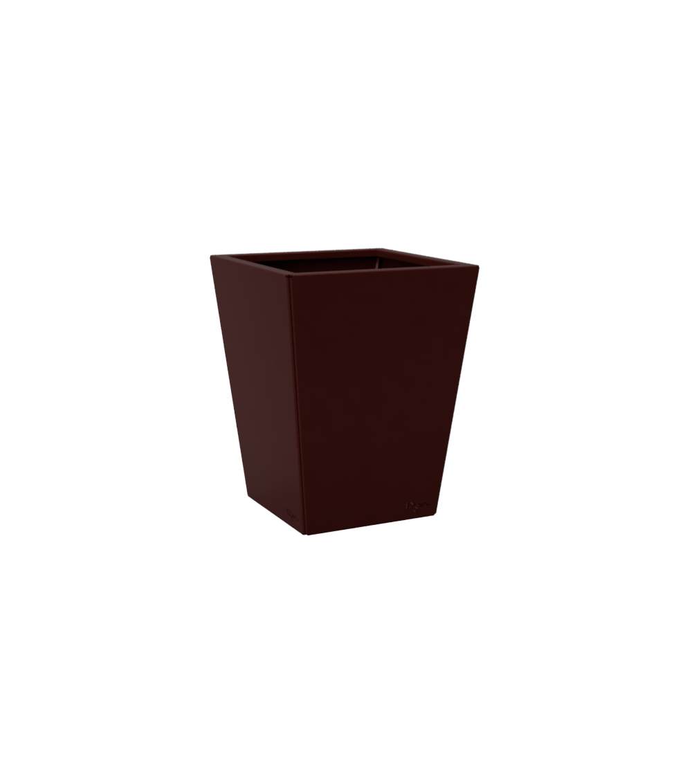 Jardinière carrée en acier thermolaqué – Design | IDfer