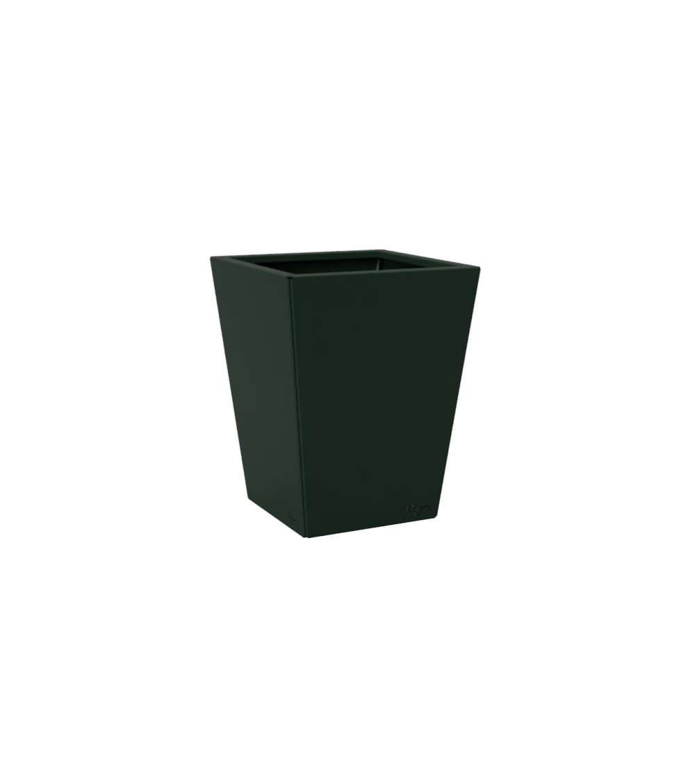 Jardinière carrée en acier thermolaqué – Design | IDfer