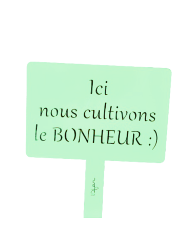 Étiquette de jardin personnalisée - IDfer