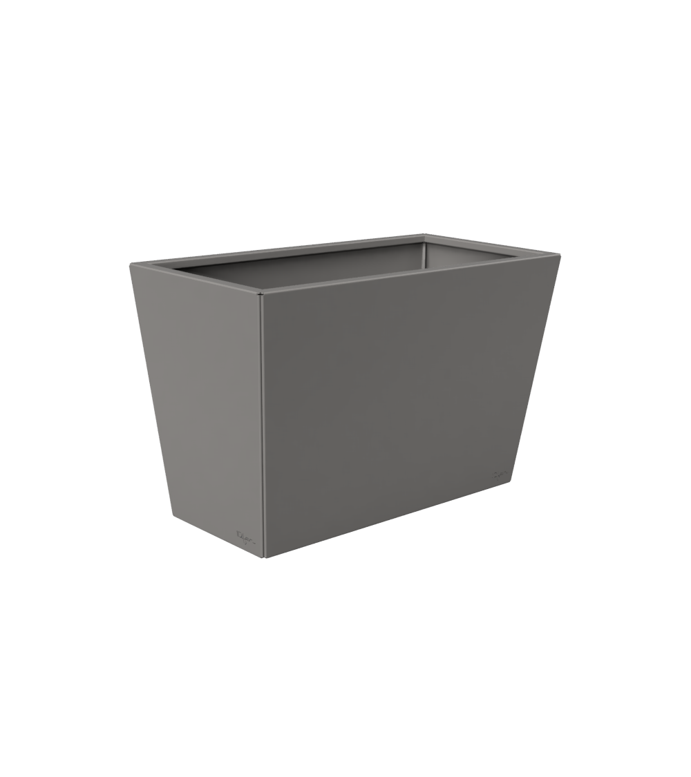 Jardinière longue en acier thermolaqué – Design | IDfer