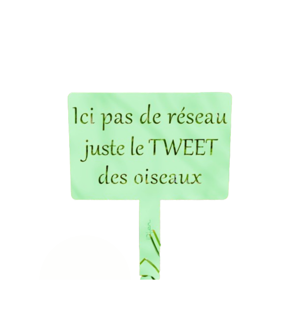 Étiquette de jardin personnalisée - IDfer