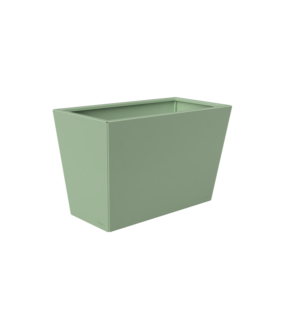 Jardinière longue en acier thermolaqué – Design | IDfer