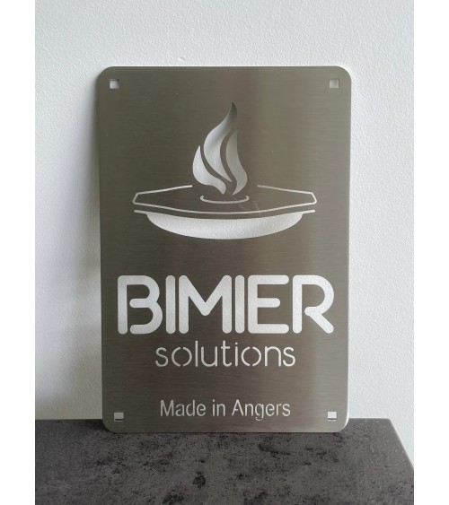 Plaque personnalisée pour brasero