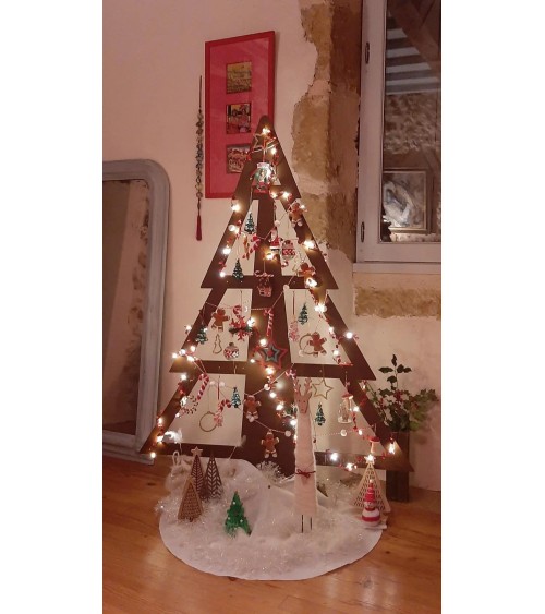 Sapin de Noël en métal | Décoration intérieur et extérieure