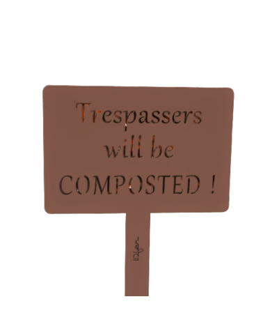 Étiquette de jardin personnalisée - IDfer