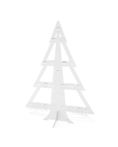 Calendrier de l'Avent métal – Sapin avec pochons réutilisables