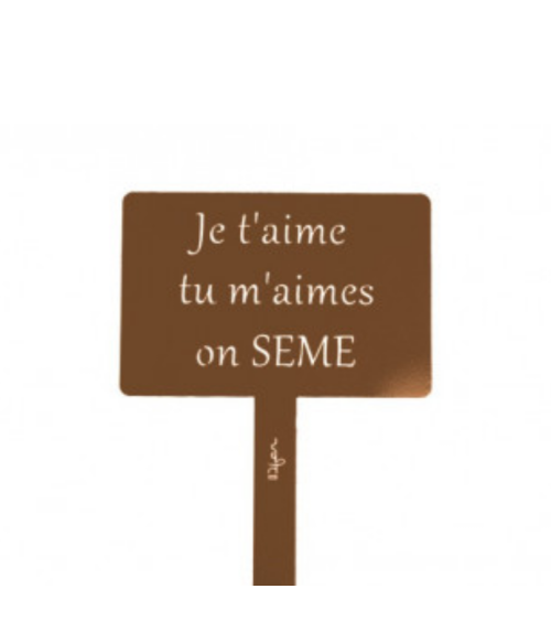 Étiquette de jardin personnalisée - IDfer