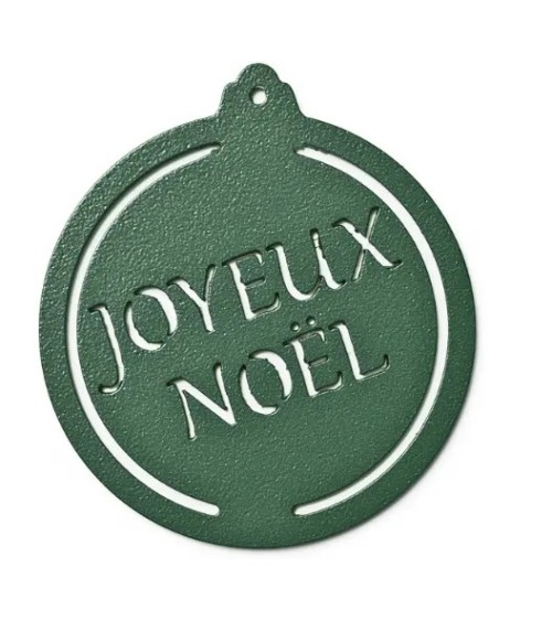Boules de Noël en métal | Décoration de Noël design