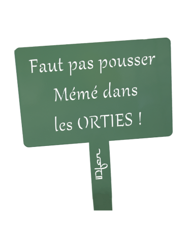 Étiquette de jardin personnalisée - IDfer