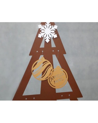 Boules de Noël en métal | Décoration de Noël design