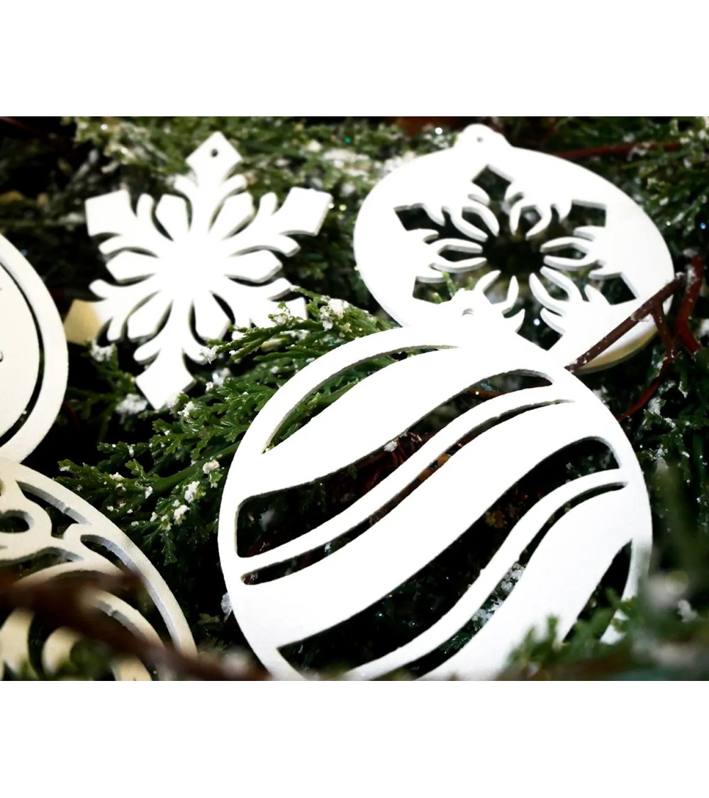 Boules de Noël en métal | Décoration de Noël design