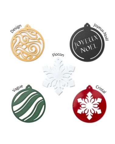 Boules de Noël en métal | Décoration de Noël design