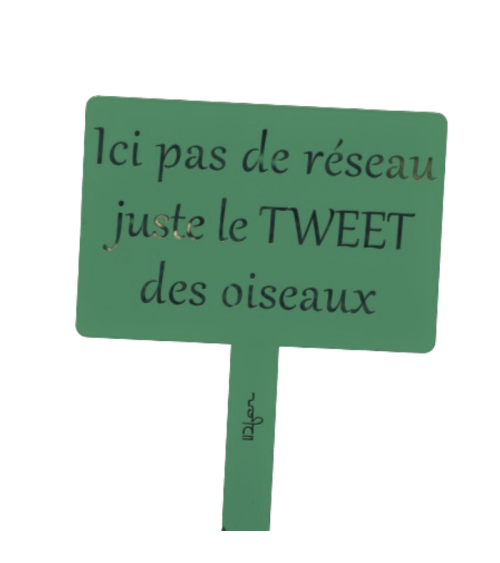 Étiquette de jardin personnalisée - IDfer