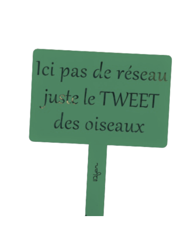 Étiquette de jardin personnalisée - IDfer