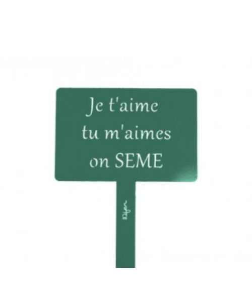 Étiquette de jardin personnalisée - IDfer