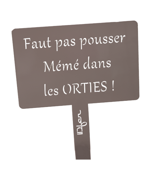 Étiquette de jardin personnalisée - IDfer