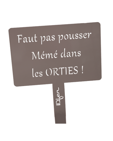 Étiquette de jardin personnalisée - IDfer
