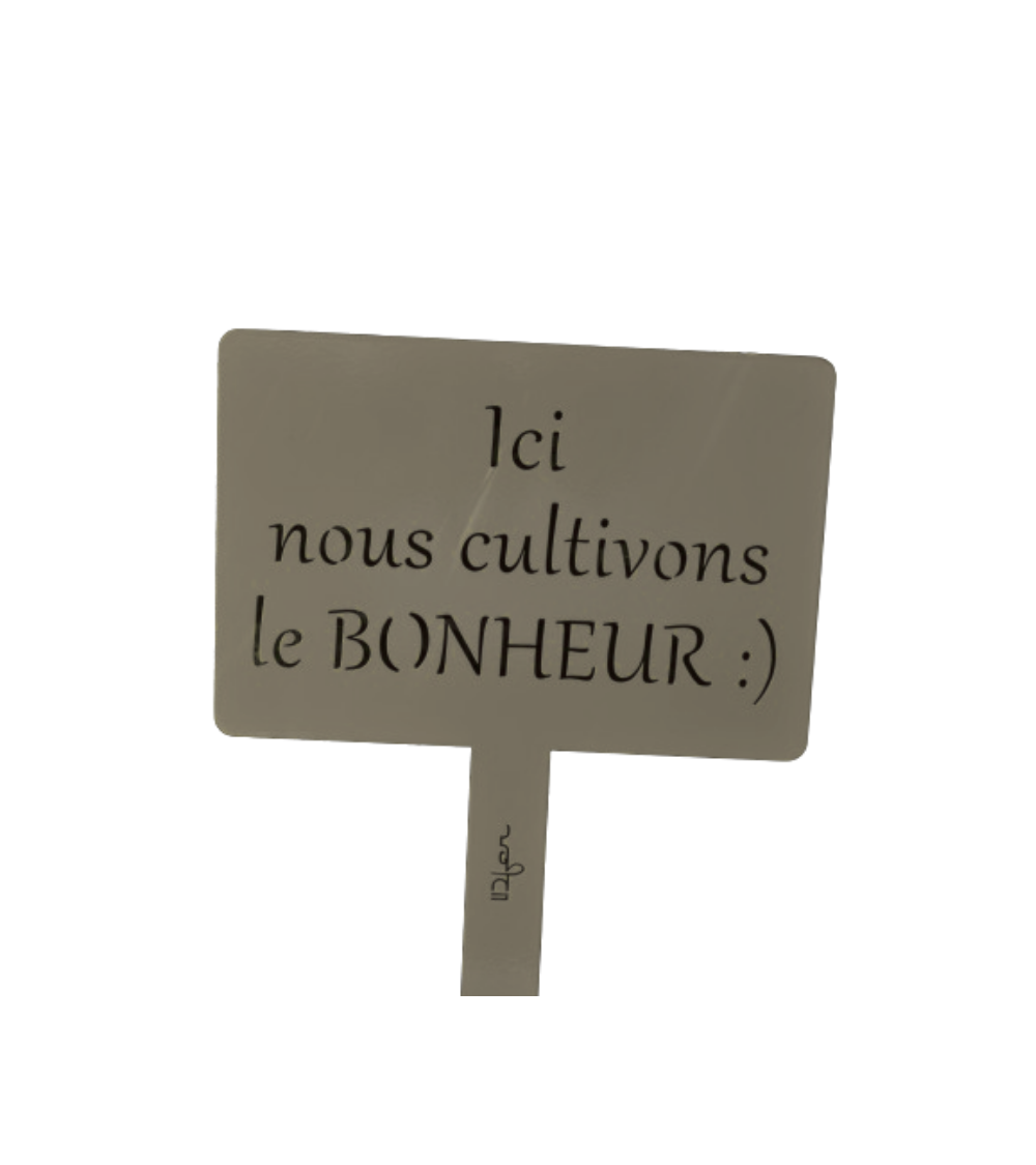 Étiquette de jardin personnalisée - IDfer