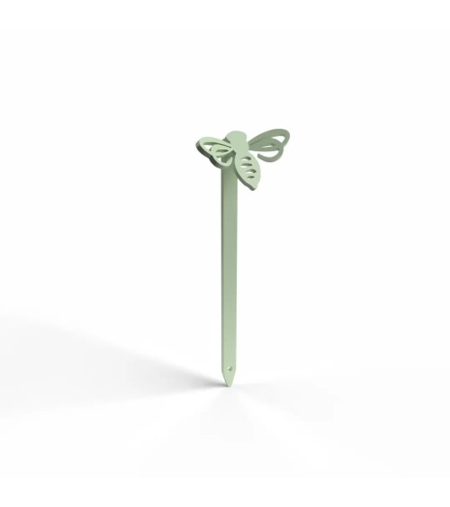 Piquets déco pour plantes – Abeille, papillon, libellule, champignon