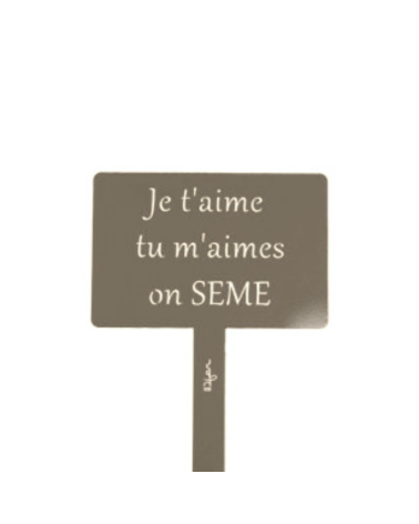 Étiquette de jardin personnalisée - IDfer