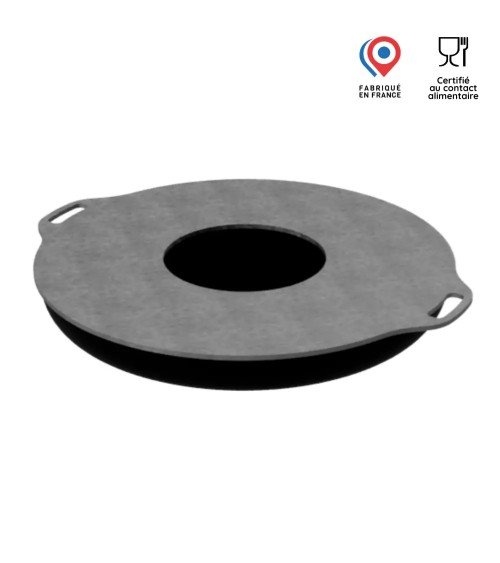 Brasero à poser 100cm avec plaque en inox