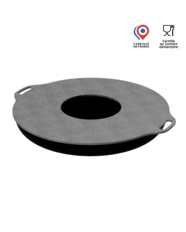 Brasero à poser 100cm avec plaque en inox