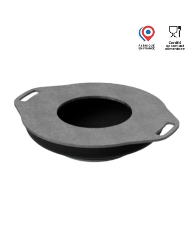 Brasero à poser 65cm avec plaque en inox