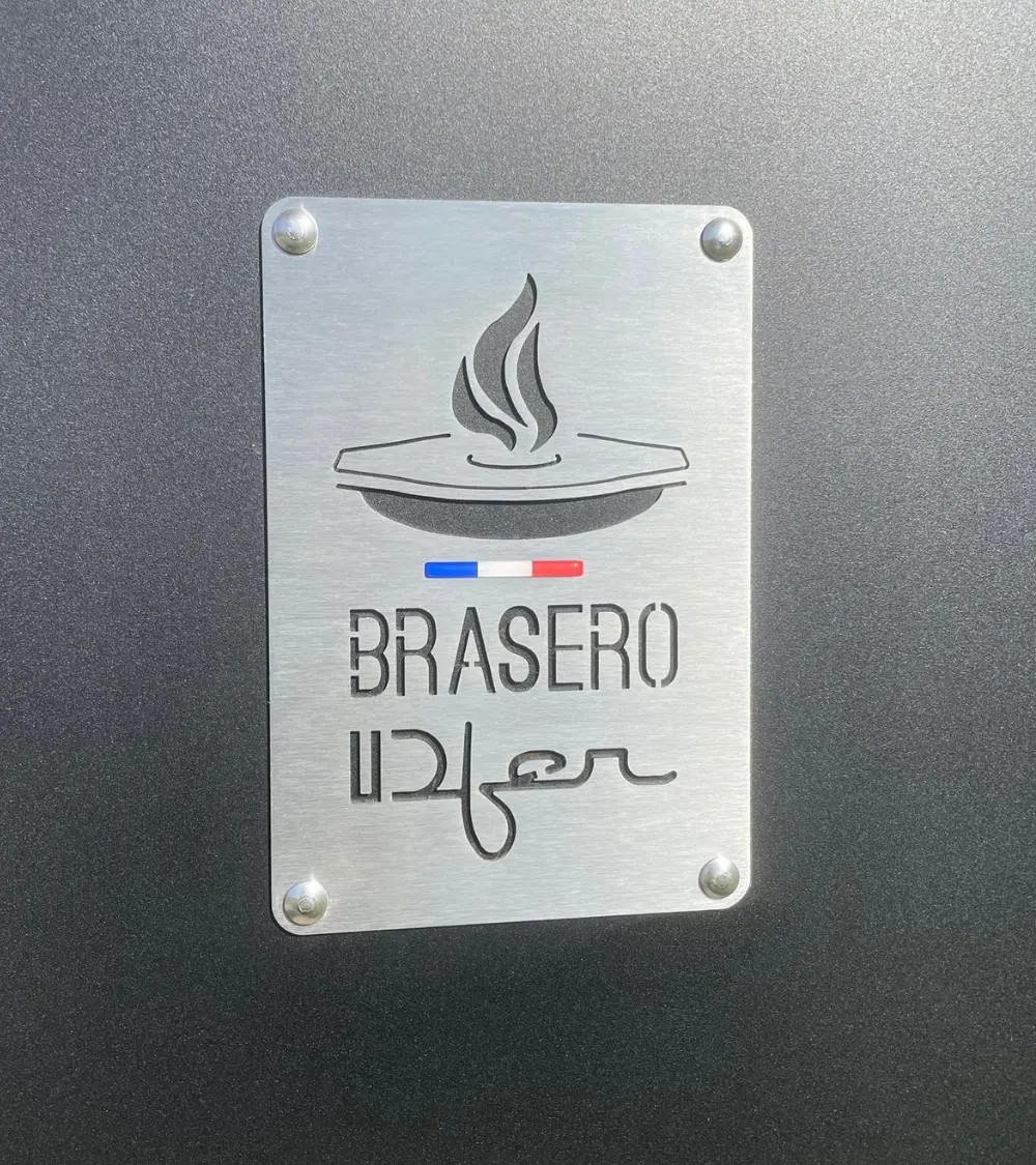 Plaque personnalisée pour brasero Plaque personnalisée pour brasero