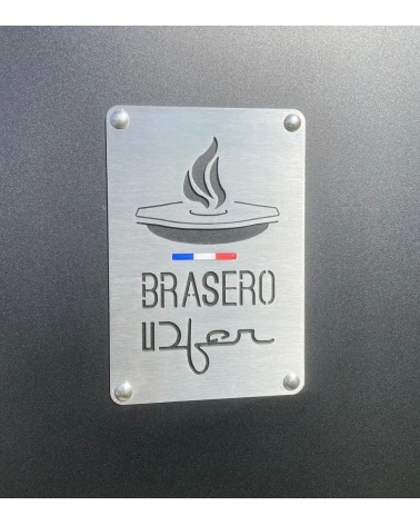 Plaque personnalisée pour brasero