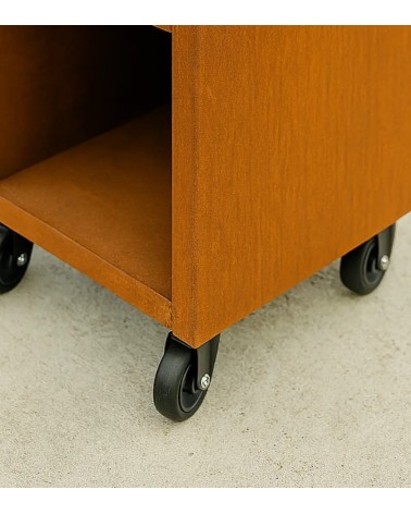 Roulettes pivotantes pour brasero