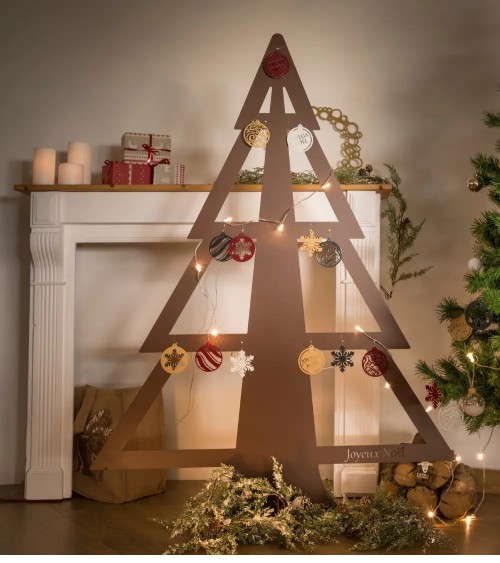 Sapin de Noël en métal | Décoration intérieur et extérieure