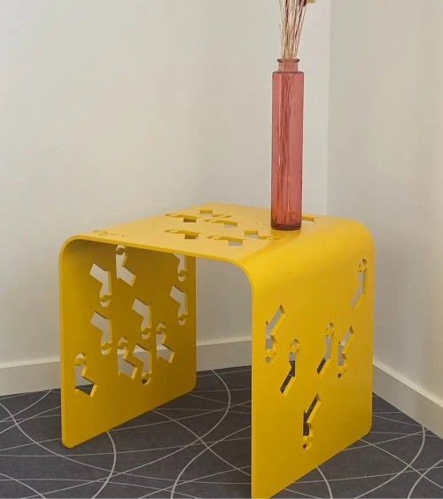 Table d'appoint en métal design - Set-On | IDfer