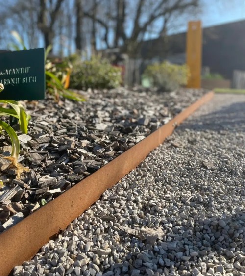 Fixations pour bordures en acier corten Fixations pour bordures en acier corten