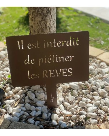 Étiquette de jardin personnalisée - IDfer