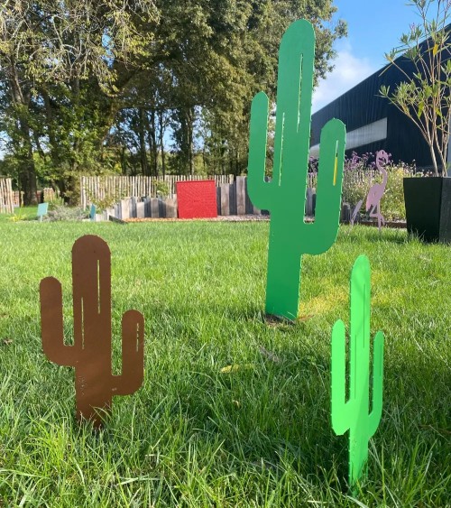 Cactus en métal | Décoration design pour le jardin