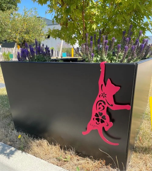 Chat à suspendre en métal - IDfer Chat à suspendre en métal - IDfer