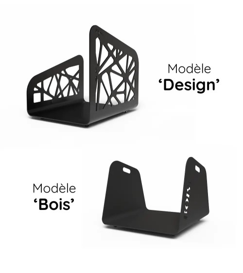 Range-bûches design en métal – Fabrication française | IDfer