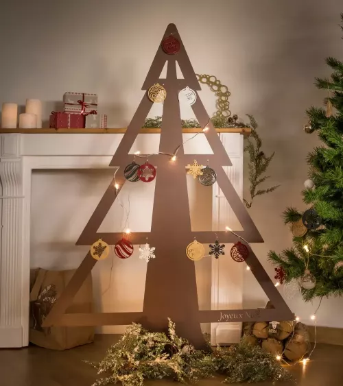 Sapin de Noël en métal | Décoration intérieur et extérieure