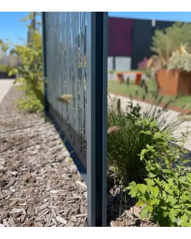 Poteau aluminium brise-vue | Clôture design – IDfer