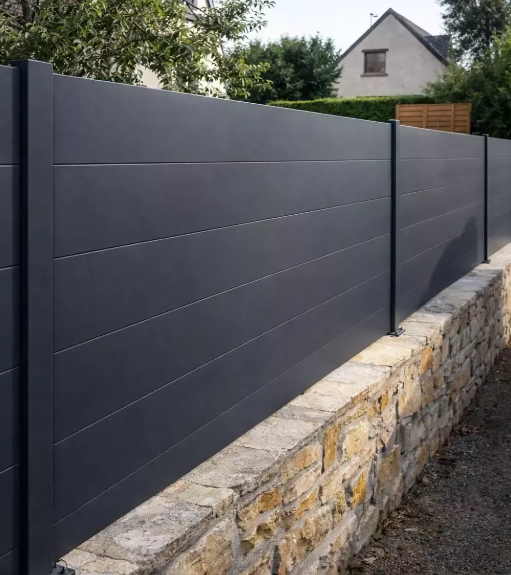 Lame occultante aluminium brise-vue | Clôture extérieure IDfer