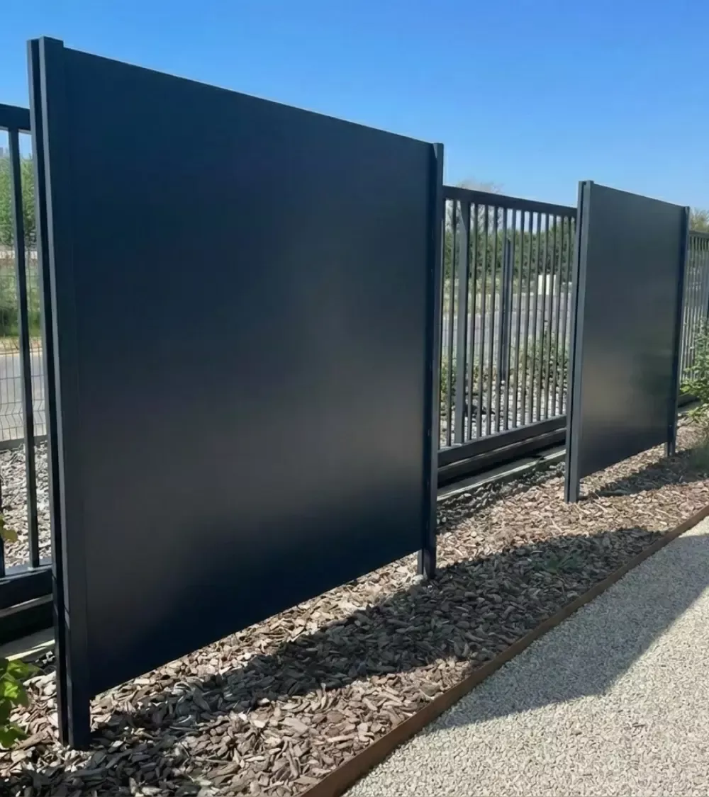 Panneau occultant aluminium brise-vue | Clôture extérieure IDfer