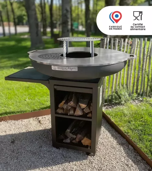 Brasero sur meuble 65 cm design – Fabriqué en France | IDfer