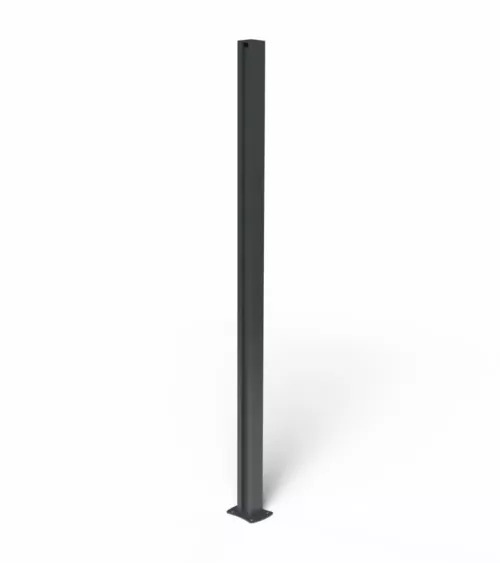 Poteau aluminium brise-vue | Clôture design – IDfer