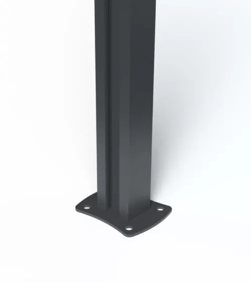 Poteau aluminium brise-vue | Clôture design – IDfer