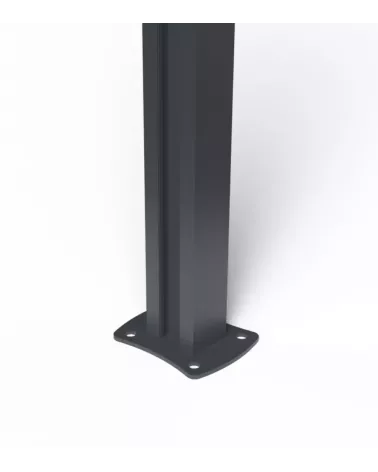 Poteau aluminium brise-vue | Clôture design – IDfer