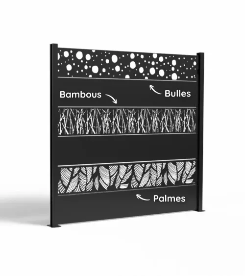 Lame décorative aluminium brise-vue | Clôture extérieure IDfer