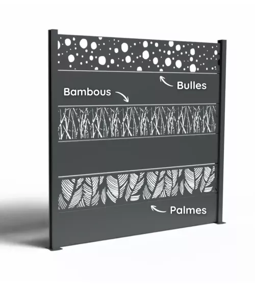 Lame décorative aluminium brise-vue | Clôture extérieure IDfer