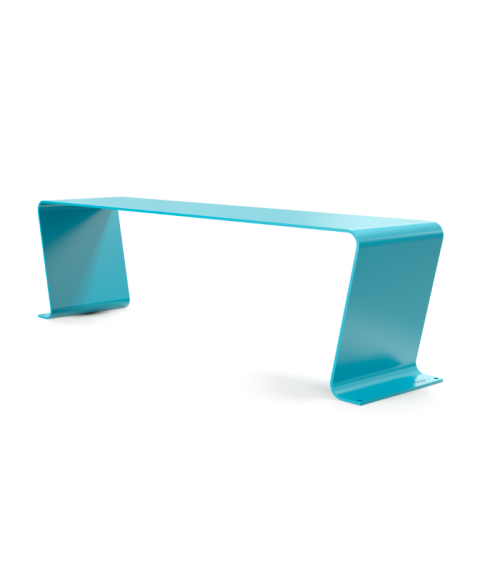 Banc design en métal personnalisé - Urbansteel - IDfer