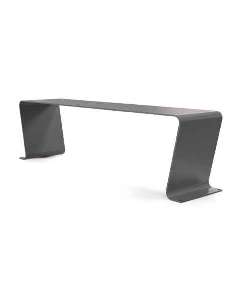 Banc design en métal personnalisé - Urbansteel - IDfer