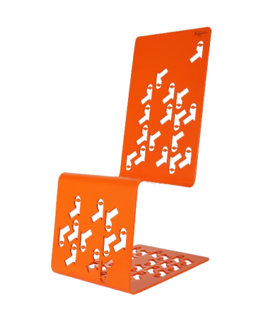Chaise design en métal haut de gamme - Set-On - IDfer